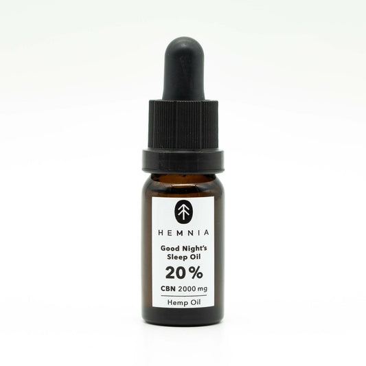 Hemnia Good Night´s Sleep Hemp oil 20%, 2000 mg CBN, 250 mg CBD, 10 ml