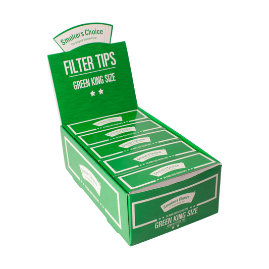 Filter Tips King Size Green