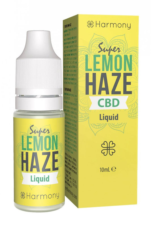 Harmony CBD Liquid Super Lemon Haze 10ml, 30-600 mg CBD