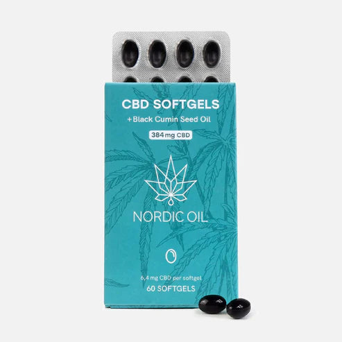 Nordic oil - CBD Kapsler black Cumin seed oil (384mg)