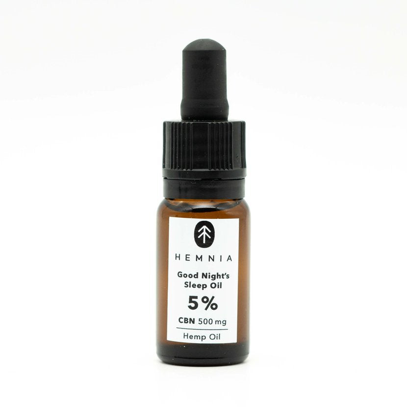 Hemnia Good Night's Sleep Hemp oil 5%, 500 mg CBN, 250 mg CBD, 10 ml
